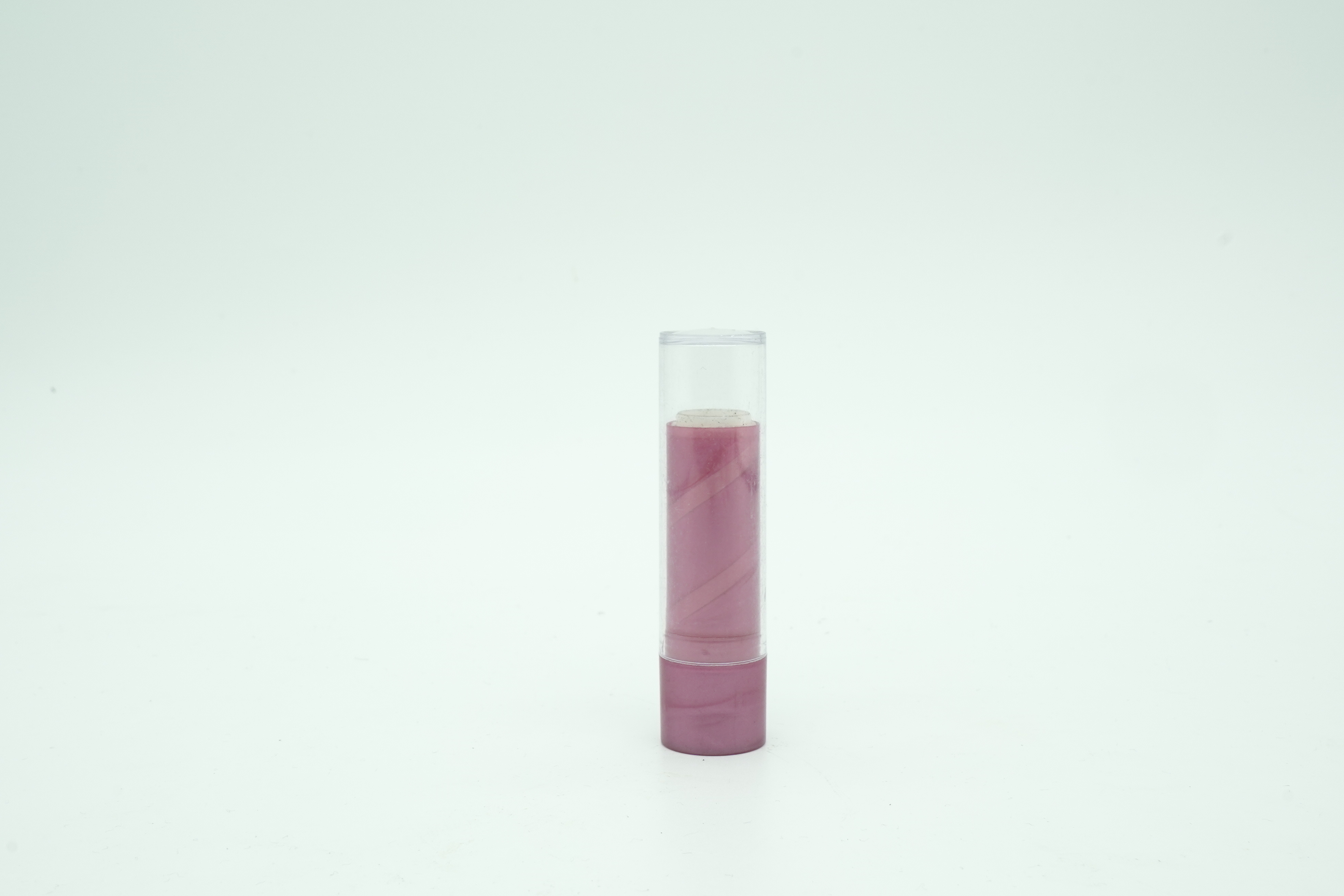 Envase recargable portátil de moda rosa del protector labial