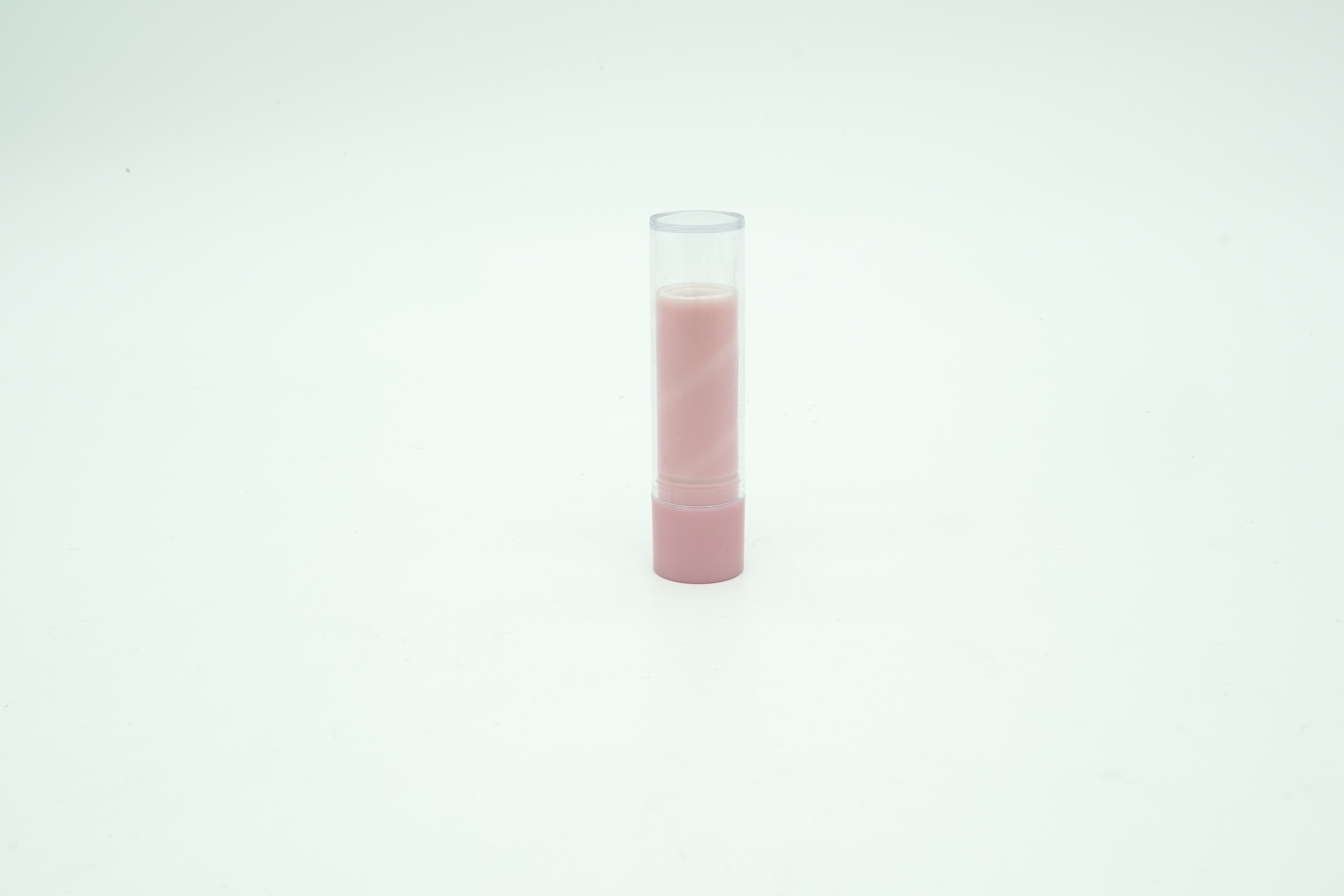 Envase recargable portátil de moda rosa del protector labial