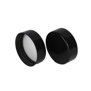 Tapa de plástico PP negro de 43 mm para tarro de vidrio